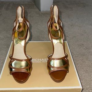 Tan Micheal Kors Heels